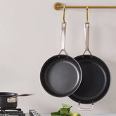 Classic Stainless Steel 2-Piece Non-stick Frying Pan Set