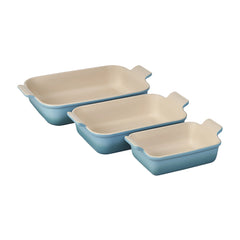 Heritage 3-Piece Rectangular Baking Dish Set