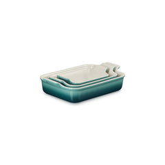Heritage 3-Piece Rectangular Baking Dish Set