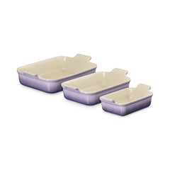 Heritage 3-Piece Rectangular Baking Dish Set
