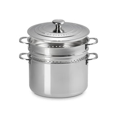 Signature Stainless Steel Stockpot with Colander Insert