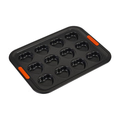 Non-stick Metal Bakeware 12-Cup Heart Cakelet Pan