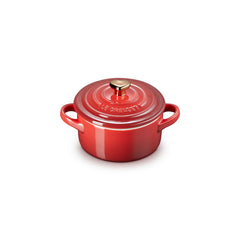 Mini Cocotte with Gold Heart Knob