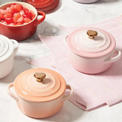 Mini Cocotte with Gold Heart Knob