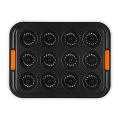 Non-stick Metal Bakeware 12-Cup Mini Fluted Cake Pan