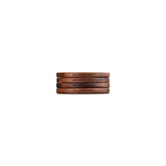 Gourmand Collection Petite Magnetic Wooden Trivet, Set of 4